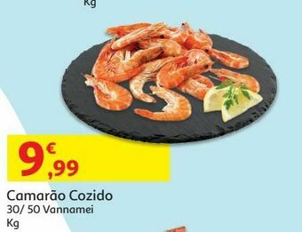 Auchan Camarão cozido 35/45:vannamei kg promoção
