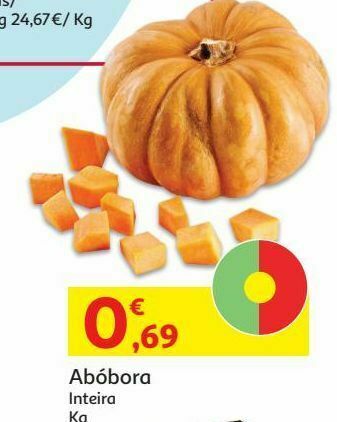 Auchan Abóbora inteira:kg promoção