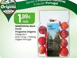 Intermarché Maçã royal gala PorSi Programa Origens promoção