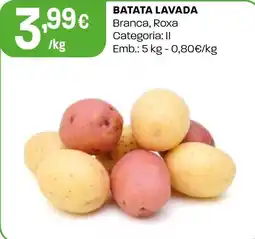 Intermarché Batata lavada promoção
