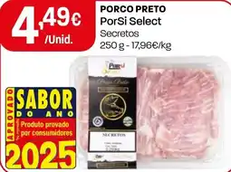 Intermarché PORCO PRETO Porsi Select promoção