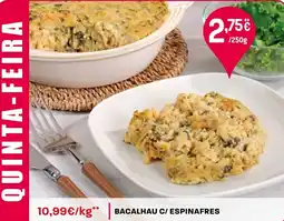 Intermarché Bacalhau c/ espinafres promoção