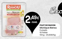 Intermarché FILET DE BACON Monique Ranou promoção