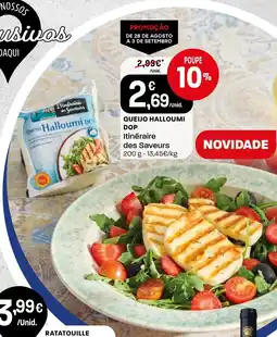 Intermarché QUEIJO HALLOUMI DOP Itinéraire des Saveurs promoção