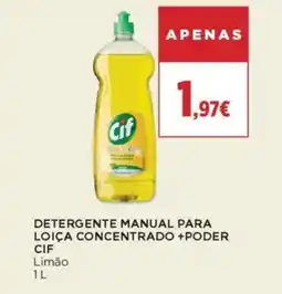 El Corte Inglés Detergente manual para loiça concentrado +poder cif limão promoção