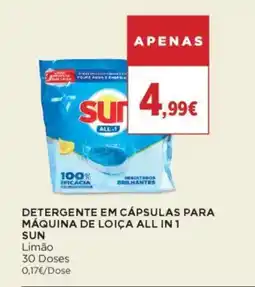 El Corte Inglés Detergente em cápsulas para máquina de loiça all in 1 sun promoção