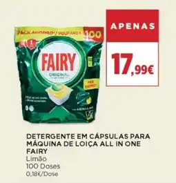 El Corte Inglés Detergente em cápsulas para máquina de loiça all in one fairy promoção