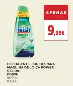 El Corte Inglés Detergente líquido para máquina de loiça power gel 0% finish promoção
