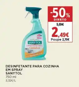 El Corte Inglés Desinfetante para cozinha em spray sanytol promoção