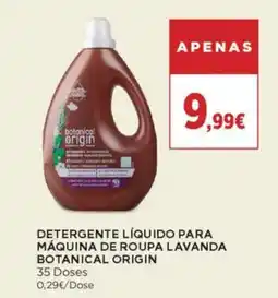 El Corte Inglés Detergente líquido para máquina de roupa lavanda botanical origin promoção