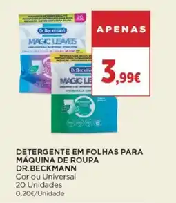 El Corte Inglés Detergente em folhas para máquina de roupa dr.beckmann promoção