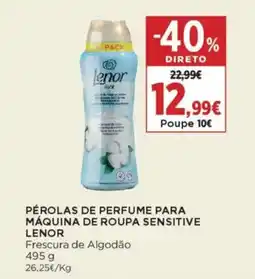 El Corte Inglés Pérolas de perfume para máquina de roupa sensitive lenor promoção
