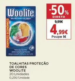 El Corte Inglés Toalhitas proteção de cores woolite promoção