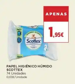 El Corte Inglés Papel higiénico húmido scottex promoção