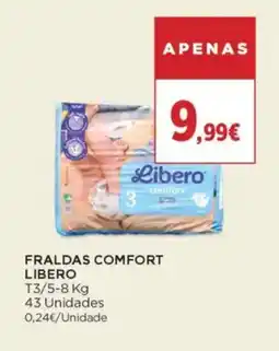 El Corte Inglés Fraldas comfort libero promoção