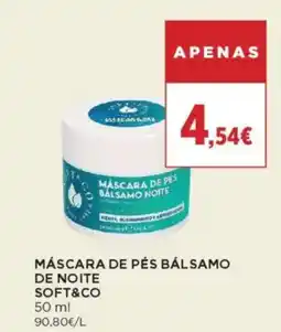 El Corte Inglés Máscara de pés bálsamo de noite soft&co promoção