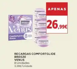 El Corte Inglés Recargas comfortglide breeze venus promoção