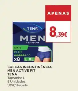 El Corte Inglés Cuecas incontinencia men active fit tena promoção
