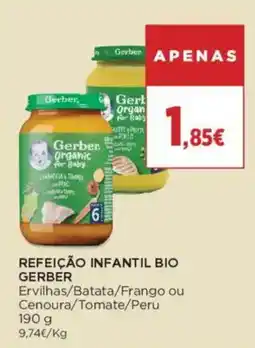 El Corte Inglés Refeição infantil bio gerber promoção