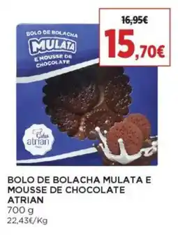 El Corte Inglés Bolo de bolacha mulata e mousse de chocolate atrian promoção