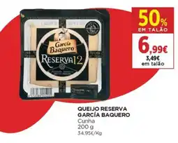 El Corte Inglés Queijo reserva garcía baquero promoção