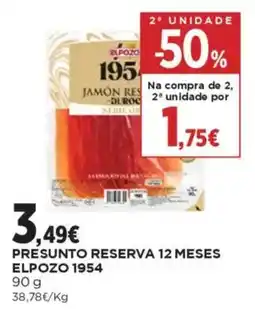 El Corte Inglés Presunto reserva 12 meses elpozo 1954 promoção