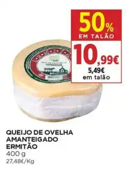 El Corte Inglés Queijo de ovelha amanteigado ermitão promoção
