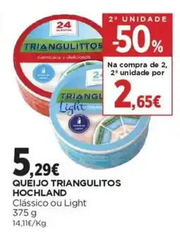El Corte Inglés Queijo triangulitos hochland promoção
