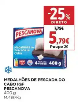 El Corte Inglés Medalhões de pescada do cabo iqf pescanova promoção