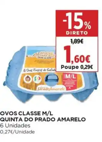 El Corte Inglés Ovos classe m/l quinta do prado amarelo promoção