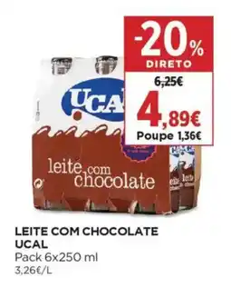 El Corte Inglés Leite com chocolate ucal promoção