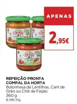 El Corte Inglés Refeição pronta compal da horta promoção