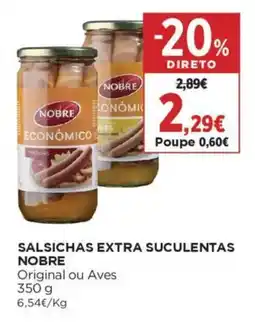 El Corte Inglés Salsichas extra suculentas nobre promoção