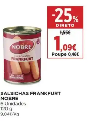 El Corte Inglés Salsichas frankfurt nobre promoção