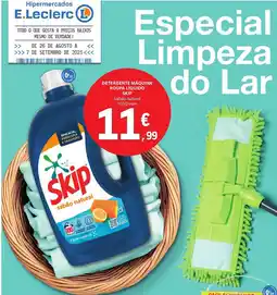 E.Leclerc Detergente máquina roupa líquido skip promoção