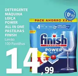 E.Leclerc Detergente máquina loiça power all in one pastilhas finish promoção