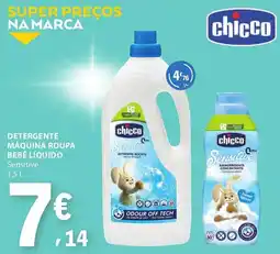 E.Leclerc DETERGENTE MÁQUINA ROUPA BEBÉ LÍQUIDO promoção