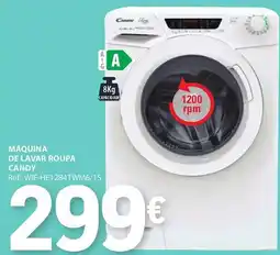E.Leclerc Máquina de lavar roupa candy promoção