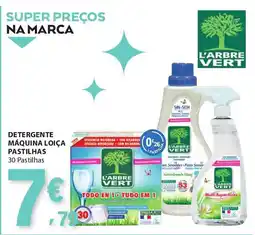 E.Leclerc Detergente máquina loiça pastilhas promoção