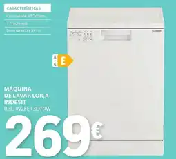 E.Leclerc Máquina de lavar loiça indesit promoção