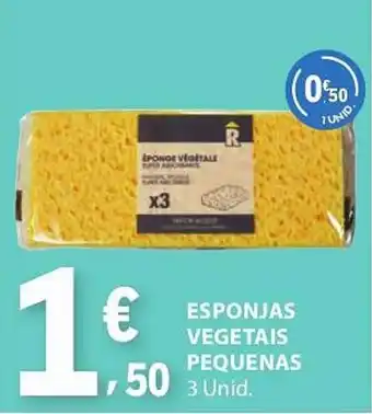 E.Leclerc Esponjas vegetais pequenas promoção