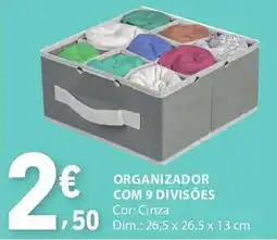 E.Leclerc Organizador com 9 divisões promoção