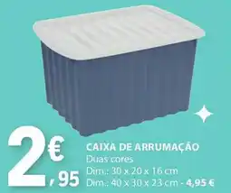 E.Leclerc Caixa de arrumação promoção