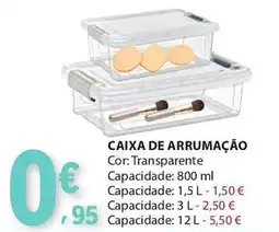 E.Leclerc Caixa de arrumação promoção