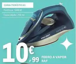 E.Leclerc Ferro a vapor raf promoção