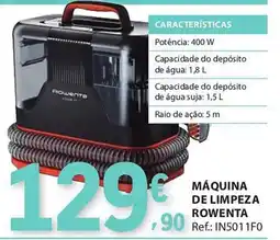 E.Leclerc Máquina de limpeza rowenta promoção