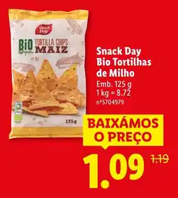 Lidl Snack Day Bio Tortilhas de Milho promoção