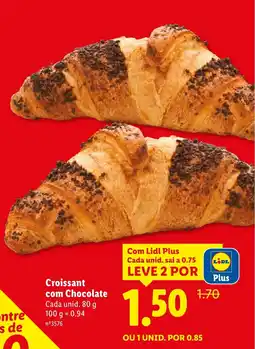Lidl Croissant com Chocolate promoção