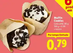 Lidl Muffin Cookies promoção