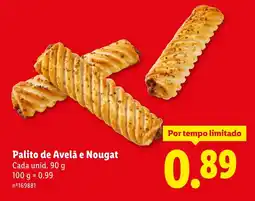 Lidl Palito de Avelã e Nougat promoção